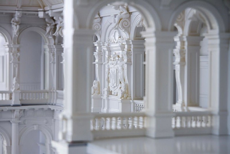 Full colour architectural scale model