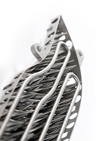 3D printed titanium aerospace fitting